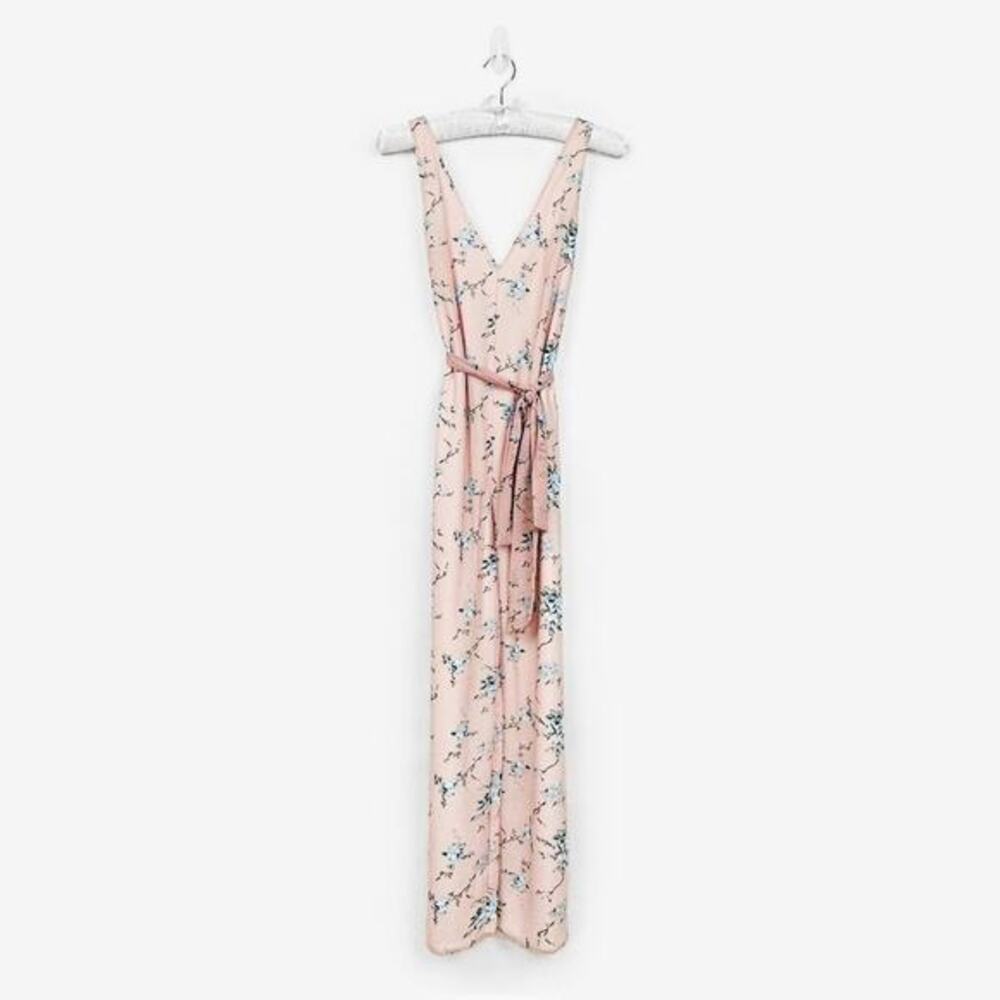 LPA Alina Jumpsuit Size XS Margit Floral Pink Pastel Soft Girl Coquette Romantic